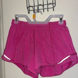 Lululemon Athletica Vibrant Pink Athletic Shorts